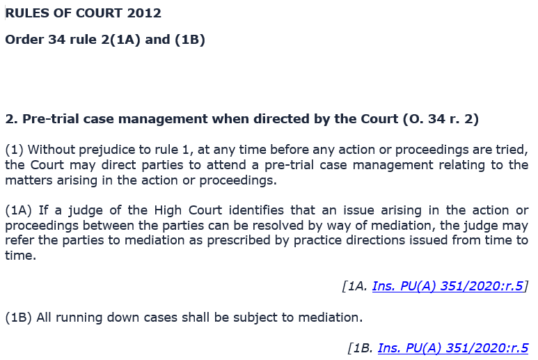 Rules of Court 2012
